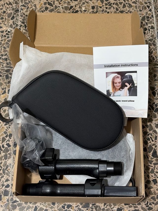 Reposacabezas coche negro