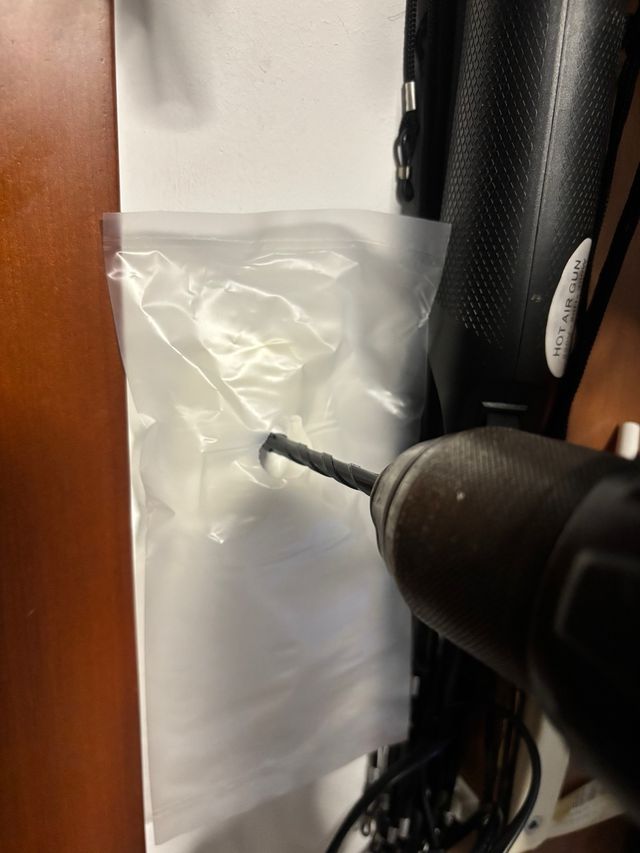 Bolsas para residuos  de taladro son adhesivo