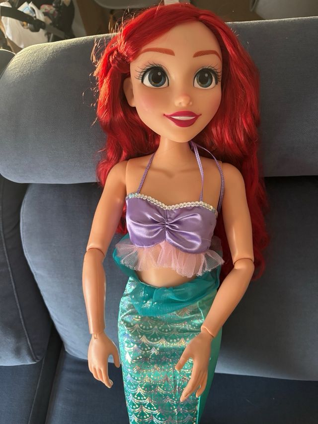 Muñeca Ariel La Sirenita Gigante 80cm