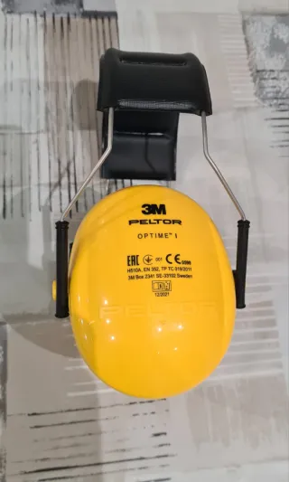 Protección Oídos Trabajo Amarillo/Negro