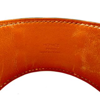 Brazalete Hermès Collier de Chien Negro/Oro