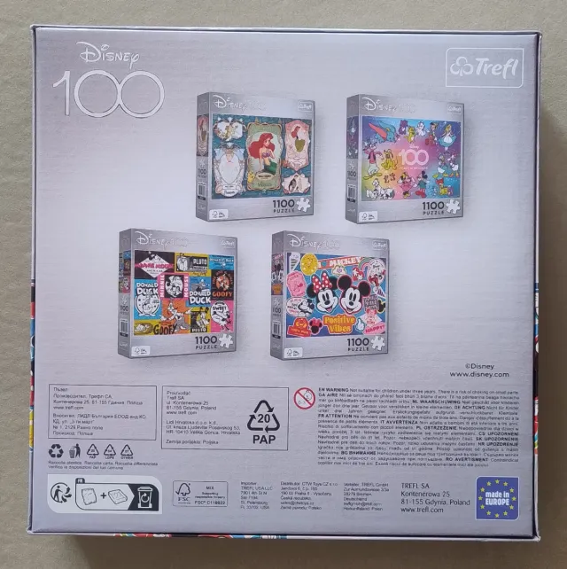 Puzzle Disney 100 - 1100 Piezas Trefl