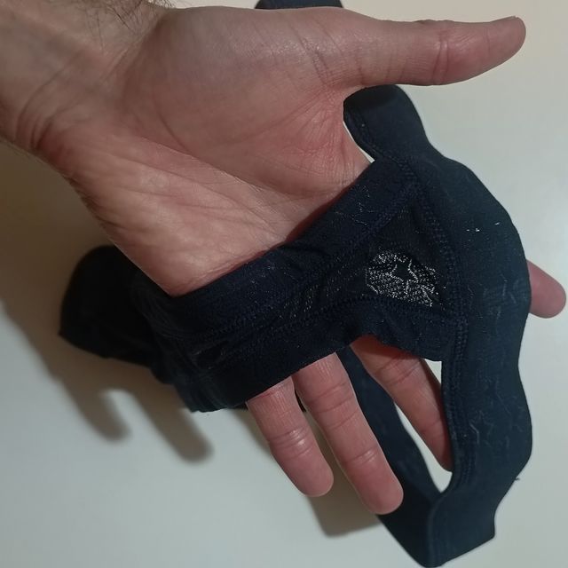 Tanga chico azul/gris