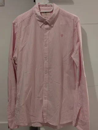 Camisa Álvaro Moreno Rayas Rosas Talla M