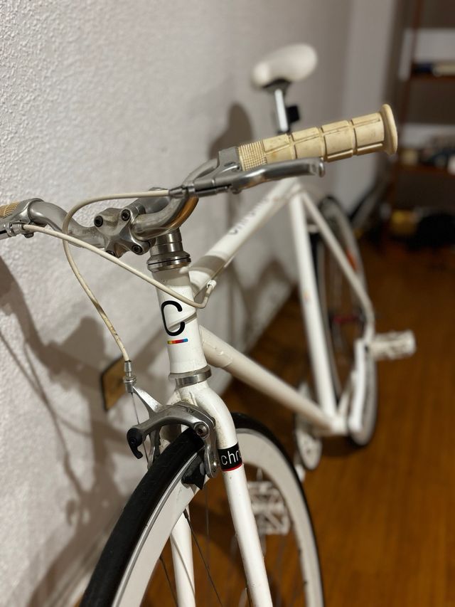 Bicicleta Fixie Chroma Blanca