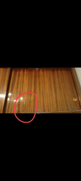 Armario ropero vintage de matrimonio en madera