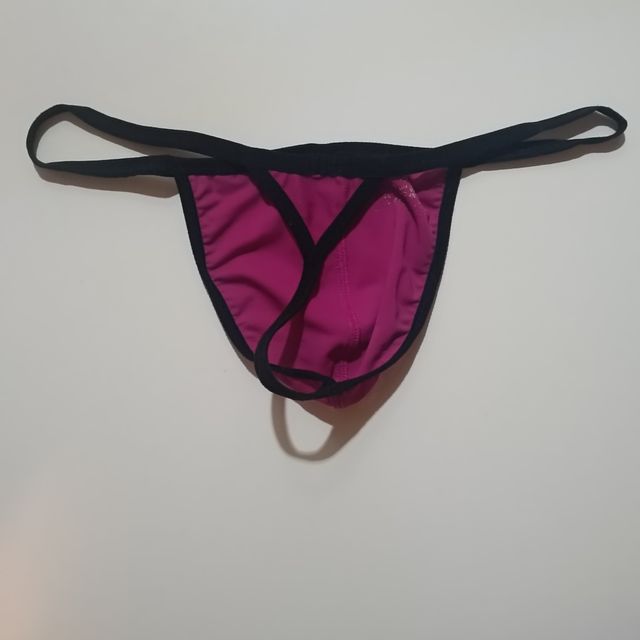 Tanga Chico Rosa y Negro