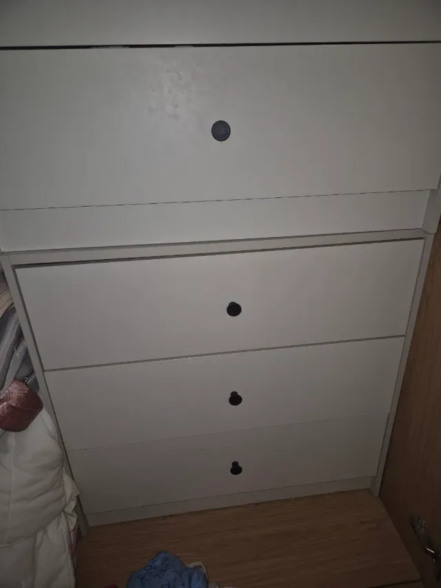 Cómoda 3 cajones blanca