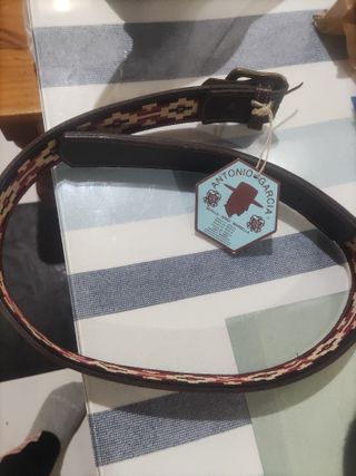 Cinturón de piel Antonio Garcia multicolor