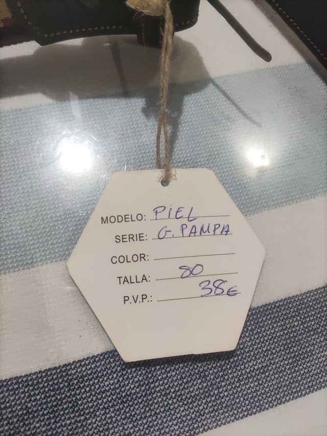 Cinturón de piel Antonio Garcia multicolor