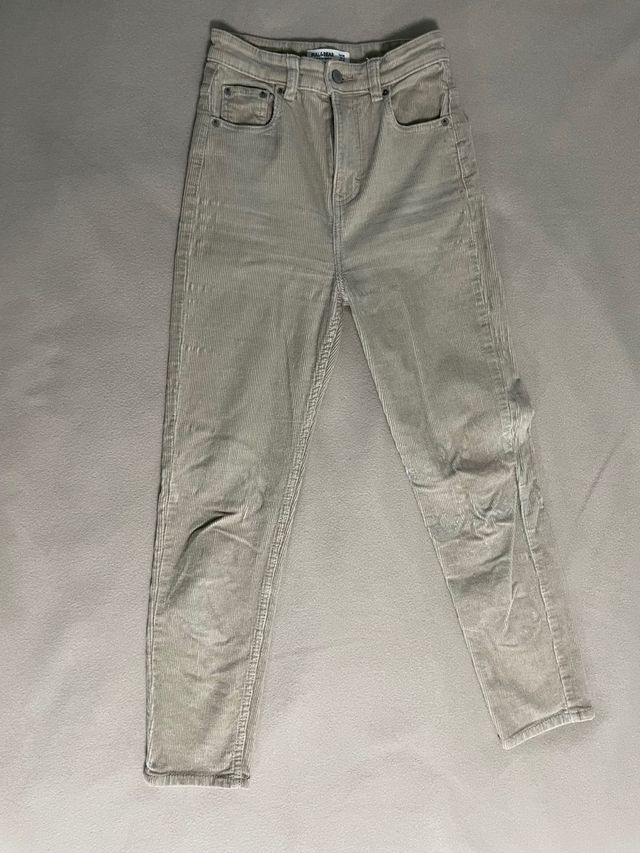 Pantalones Beige de Pana