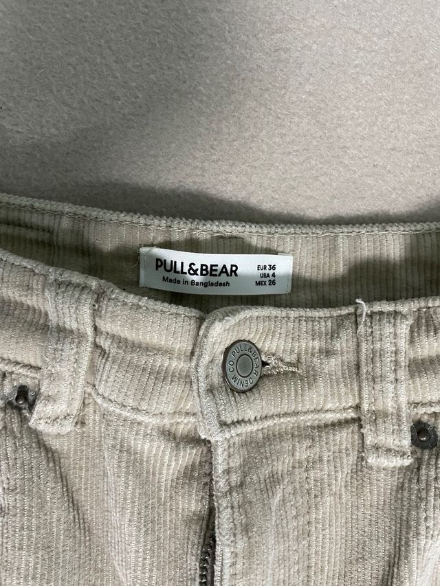 Pantalones Beige de Pana