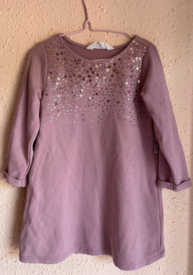 Vestido niña lentejuelas 3 años