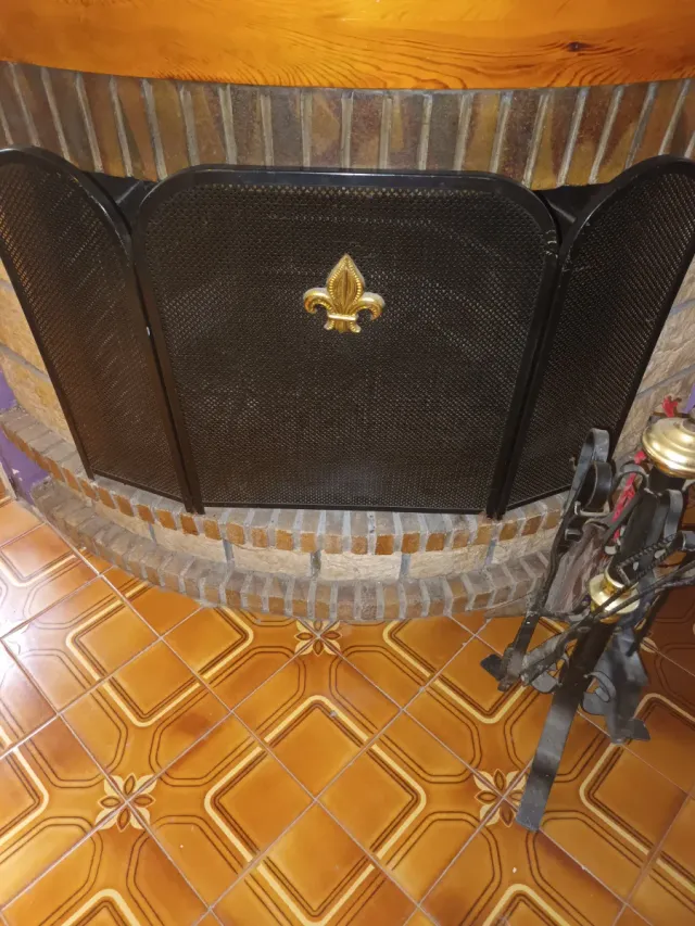 Chispero y accesorios chimenea metal