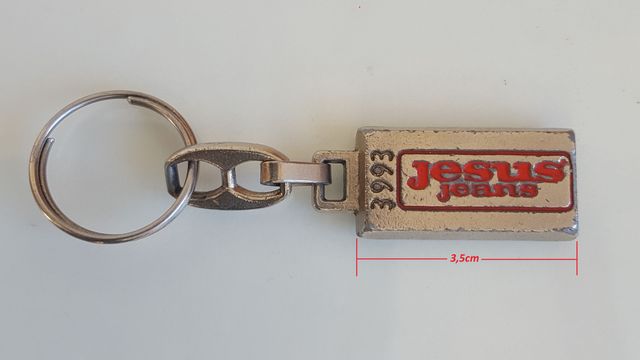 Portachiavi lingotto Jesus Jeans