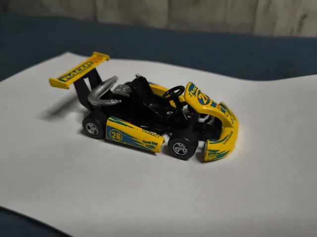 Coche de Juguete Go-Kart Amarillo