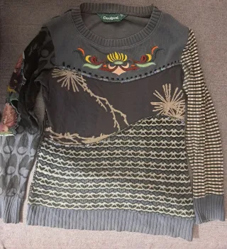 Jersey Desigual Patchwork Talla M
