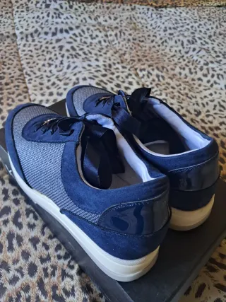 Scarpe da ginnastica Tata blu/grigie