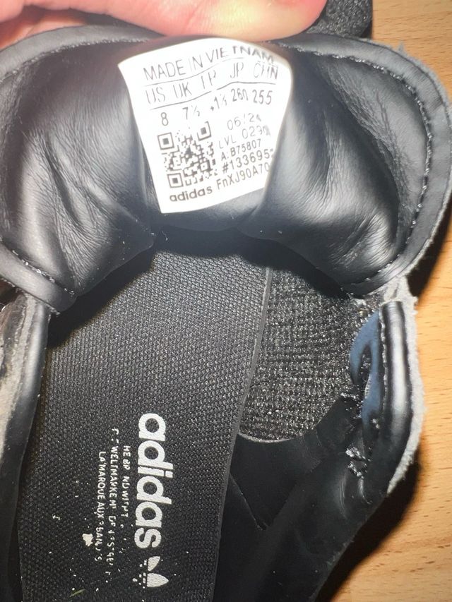 Zapatillas Adidas Originals Negras Blancas