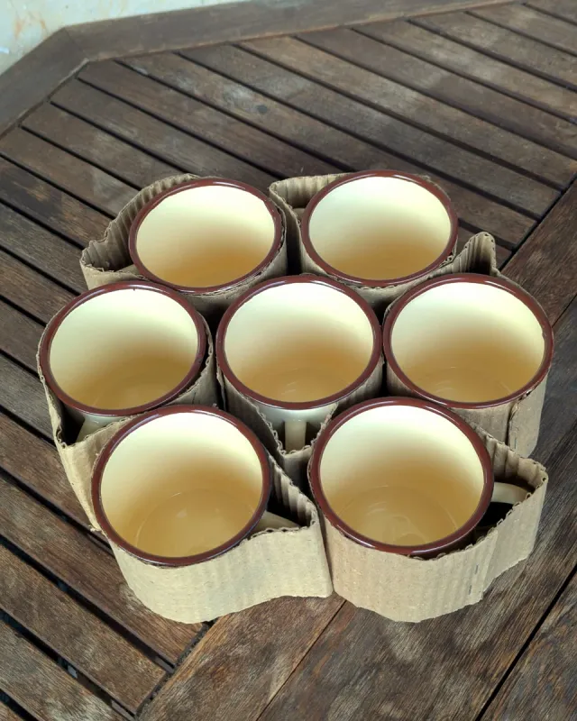 7 Tazas Esmaltadas Vintage