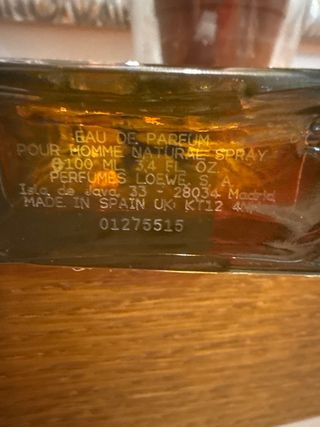 Loewe Solo Elixir Perfume Hombre 100 ml