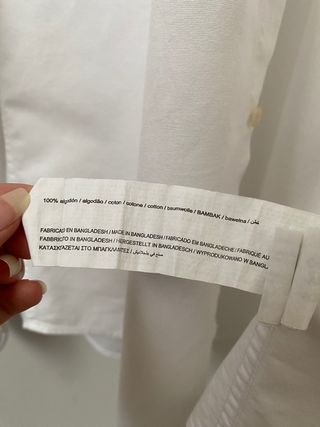 Camisa blanca hombre Sfera talla S