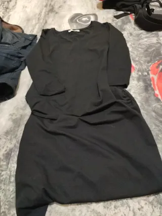 Premama.Urge.Vestido y camiseta premamá negro tall