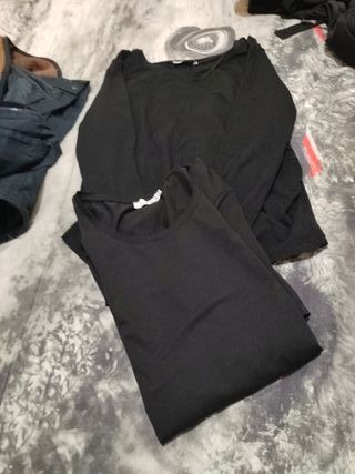 Premama.Urge.Vestido y camiseta premamá negro tall