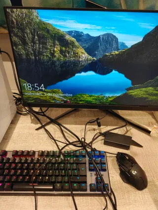 PC Gaming Completo Teclado y Ratón