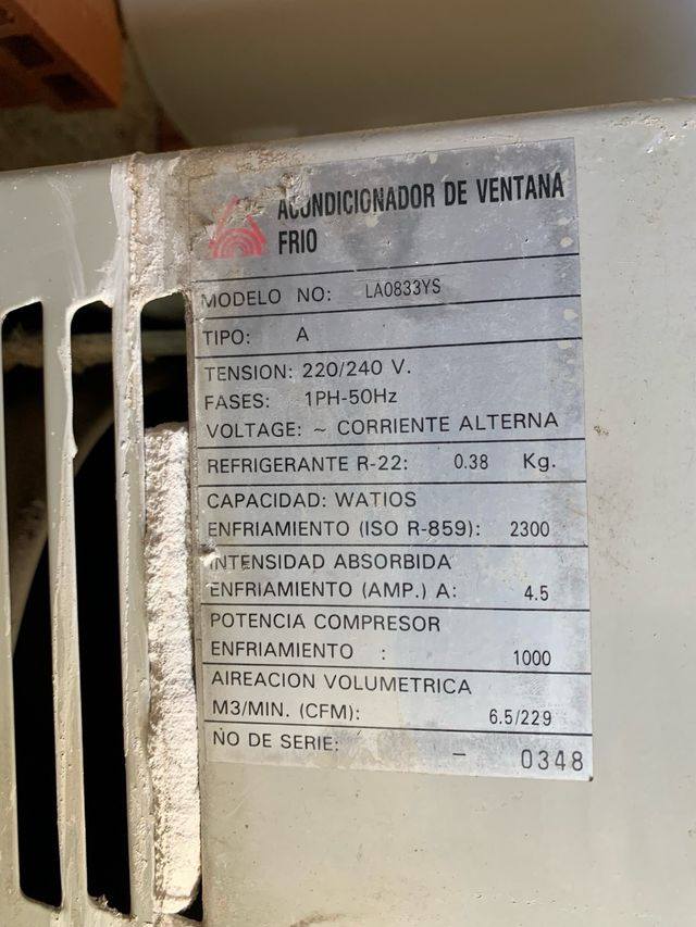 Aire Acondicionado Ventana Apelson