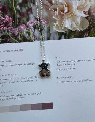 Collar Tous Sweet Dolls Negro y Plateado