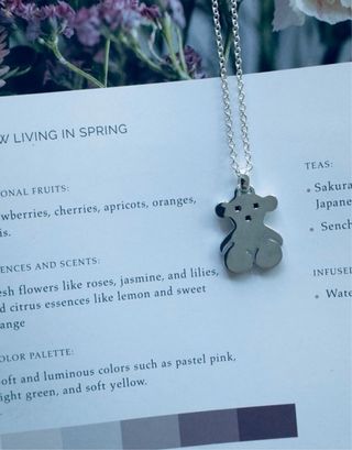 Collar Tous Sweet Dolls Negro y Plateado