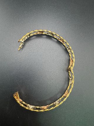 011-05-00404 PULSERA ELEFANTES TRICOLOR ORO 18K