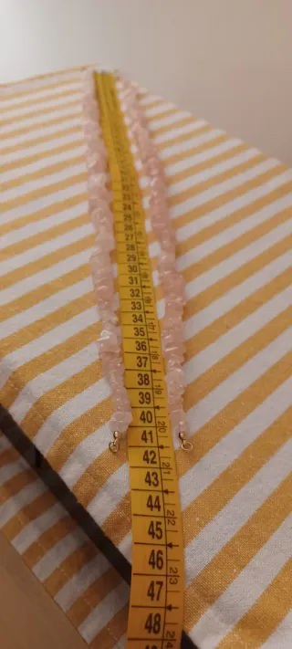 Collana Quarzo Rosa ,prezzo singola