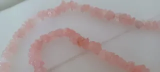 Collana Quarzo Rosa ,prezzo singola