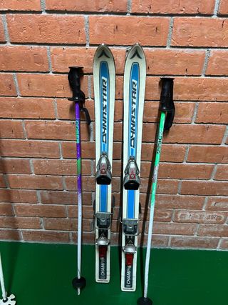 Esquís Dynastar Vintage con Bastones