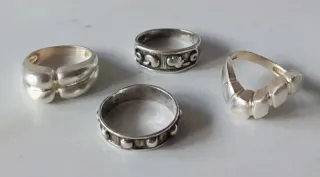 Anillos plata de ley