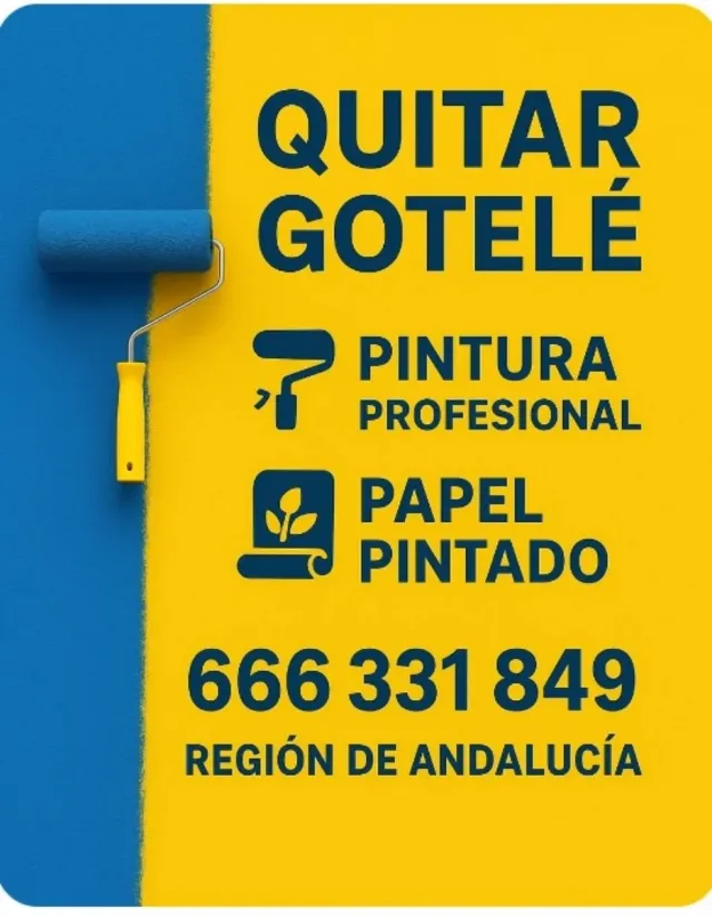 Pintura y quitar gotelé número 666331849 Whatsap