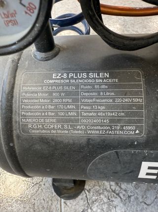 Compresor EZ-FASTEN EZ-3 Bajo Ruido