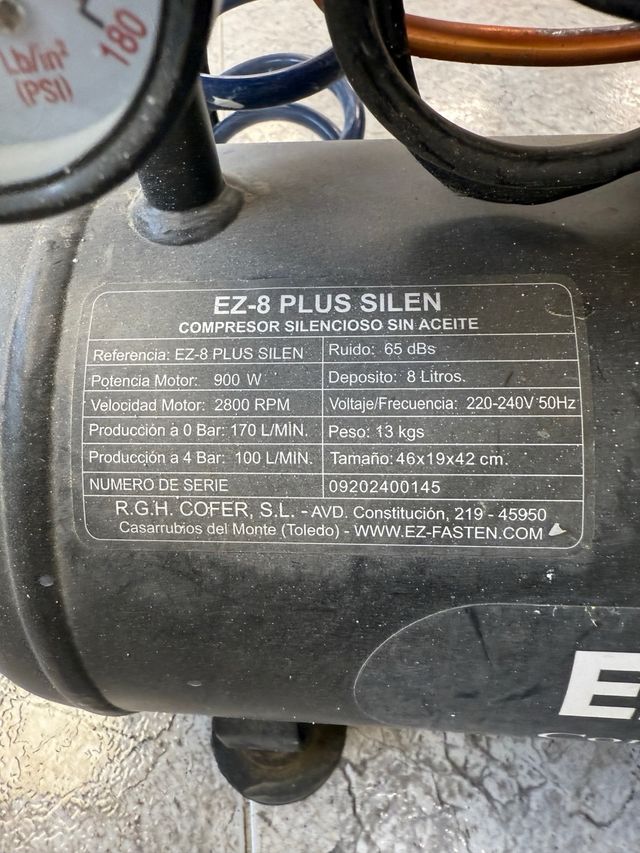 Compresor EZ-FASTEN EZ-3 Bajo Ruido