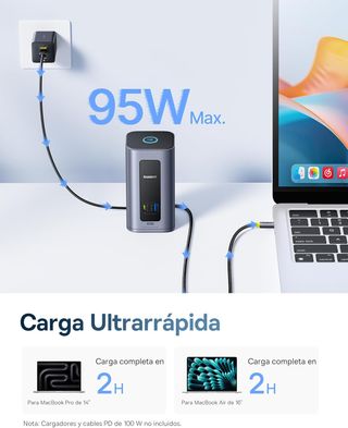 Baseus Estación Acoplamiento USB-C 12 en 1 MAC NEW