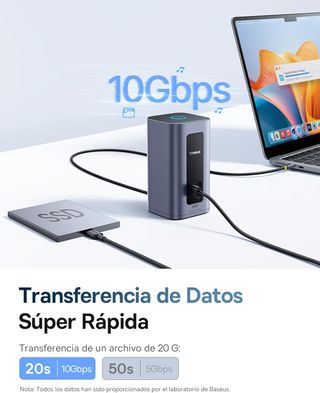 Baseus Estación Acoplamiento USB-C 12 en 1 MAC NEW