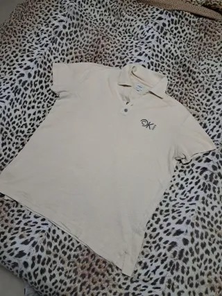 Polo Calvin Klein Beige Uomo