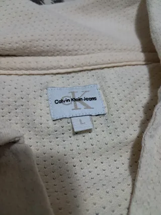 Polo Calvin Klein Beige Uomo