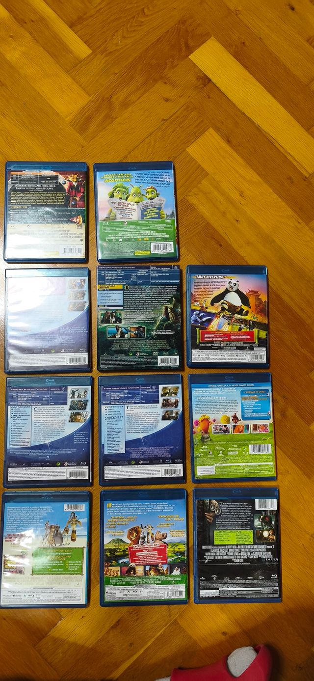 Lote 11 películas Blu-ray ediciones españolas