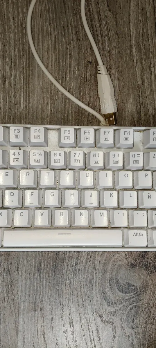 Teclado Gaming Redragon Blanco