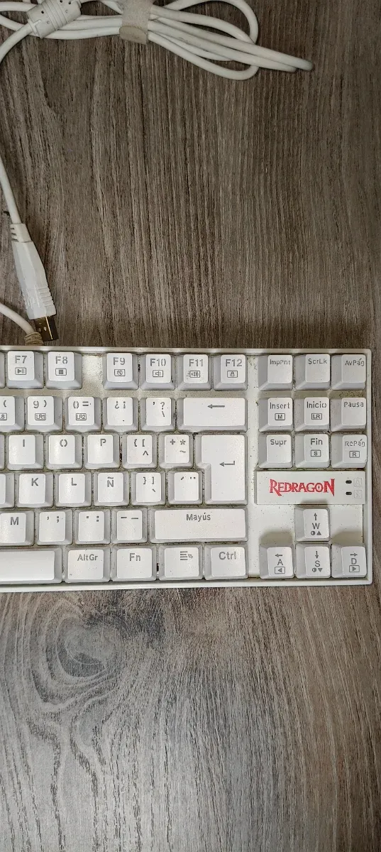 Teclado Gaming Redragon Blanco
