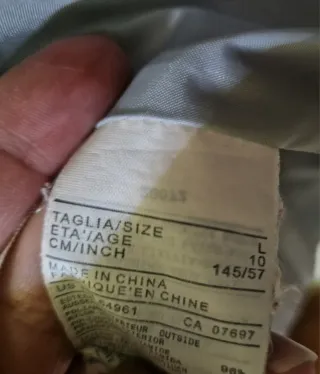 Giubbotto invernale Benetton taglia 10/11 anni