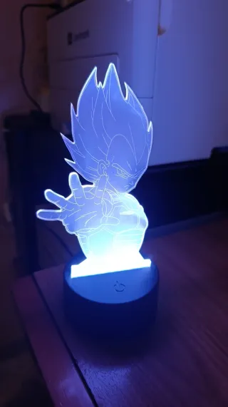 Lampada LED Vegeta Dragon Ball Super