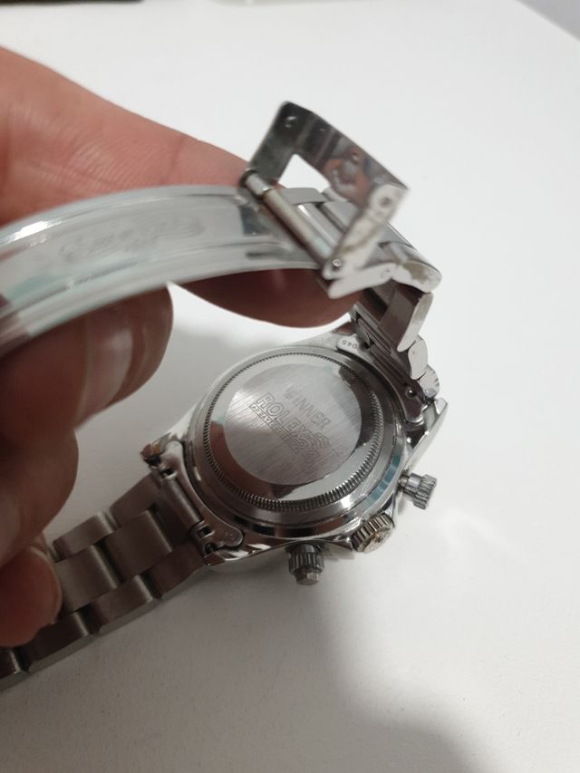 Reloj Rolex Daytona Acero Inoxidable Negro